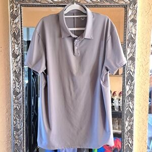 BARBELL 2XL Classic Gray Polo Shirt for Men